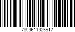 Código de barras (EAN, GTIN, SKU, ISBN): '7898611825517'