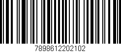 Código de barras (EAN, GTIN, SKU, ISBN): '7898612202102'