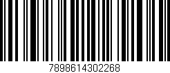 Código de barras (EAN, GTIN, SKU, ISBN): '7898614302268'