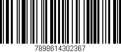 Código de barras (EAN, GTIN, SKU, ISBN): '7898614302367'