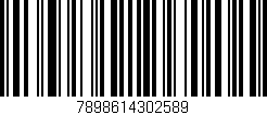 Código de barras (EAN, GTIN, SKU, ISBN): '7898614302589'
