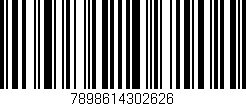 Código de barras (EAN, GTIN, SKU, ISBN): '7898614302626'