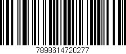 Código de barras (EAN, GTIN, SKU, ISBN): '7898614720277'