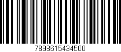 Código de barras (EAN, GTIN, SKU, ISBN): '7898615434500'