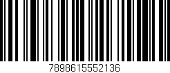 Código de barras (EAN, GTIN, SKU, ISBN): '7898615552136'