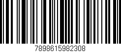 Código de barras (EAN, GTIN, SKU, ISBN): '7898615982308'