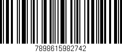 Código de barras (EAN, GTIN, SKU, ISBN): '7898615982742'