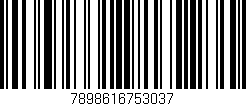 Código de barras (EAN, GTIN, SKU, ISBN): '7898616753037'