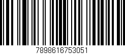 Código de barras (EAN, GTIN, SKU, ISBN): '7898616753051'