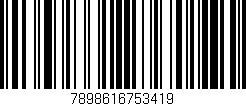 Código de barras (EAN, GTIN, SKU, ISBN): '7898616753419'