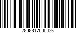 Código de barras (EAN, GTIN, SKU, ISBN): '7898617090035'