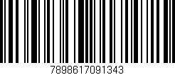 Código de barras (EAN, GTIN, SKU, ISBN): '7898617091343'