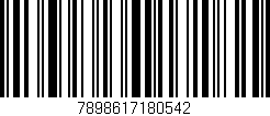 Código de barras (EAN, GTIN, SKU, ISBN): '7898617180542'