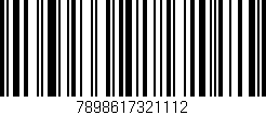 Código de barras (EAN, GTIN, SKU, ISBN): '7898617321112'