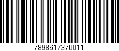 Código de barras (EAN, GTIN, SKU, ISBN): '7898617370011'