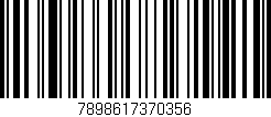 Código de barras (EAN, GTIN, SKU, ISBN): '7898617370356'
