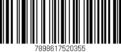 Código de barras (EAN, GTIN, SKU, ISBN): '7898617520355'