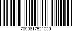 Código de barras (EAN, GTIN, SKU, ISBN): '7898617521338'