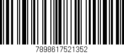 Código de barras (EAN, GTIN, SKU, ISBN): '7898617521352'