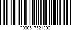 Código de barras (EAN, GTIN, SKU, ISBN): '7898617521383'