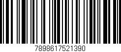 Código de barras (EAN, GTIN, SKU, ISBN): '7898617521390'