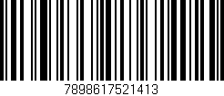 Código de barras (EAN, GTIN, SKU, ISBN): '7898617521413'