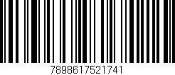 Código de barras (EAN, GTIN, SKU, ISBN): '7898617521741'