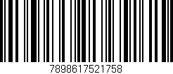 Código de barras (EAN, GTIN, SKU, ISBN): '7898617521758'