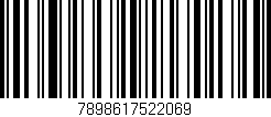 Código de barras (EAN, GTIN, SKU, ISBN): '7898617522069'