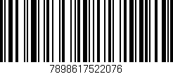 Código de barras (EAN, GTIN, SKU, ISBN): '7898617522076'