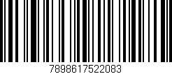 Código de barras (EAN, GTIN, SKU, ISBN): '7898617522083'