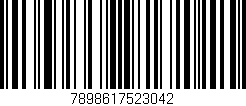 Código de barras (EAN, GTIN, SKU, ISBN): '7898617523042'