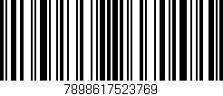 Código de barras (EAN, GTIN, SKU, ISBN): '7898617523769'