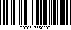 Código de barras (EAN, GTIN, SKU, ISBN): '7898617550383'