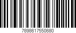 Código de barras (EAN, GTIN, SKU, ISBN): '7898617550680'