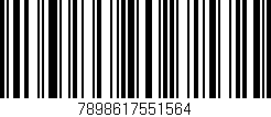 Código de barras (EAN, GTIN, SKU, ISBN): '7898617551564'