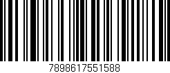 Código de barras (EAN, GTIN, SKU, ISBN): '7898617551588'