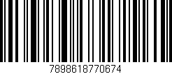 Código de barras (EAN, GTIN, SKU, ISBN): '7898618770674'