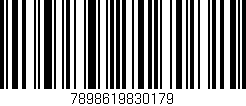 Código de barras (EAN, GTIN, SKU, ISBN): '7898619830179'