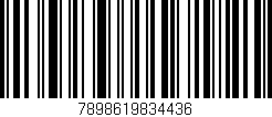 Código de barras (EAN, GTIN, SKU, ISBN): '7898619834436'