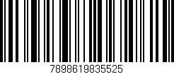 Código de barras (EAN, GTIN, SKU, ISBN): '7898619835525'
