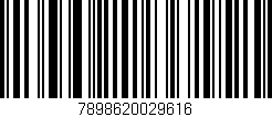 Código de barras (EAN, GTIN, SKU, ISBN): '7898620029616'