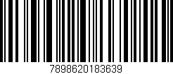 Código de barras (EAN, GTIN, SKU, ISBN): '7898620183639'