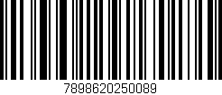 Código de barras (EAN, GTIN, SKU, ISBN): '7898620250089'