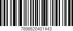 Código de barras (EAN, GTIN, SKU, ISBN): '7898620401443'