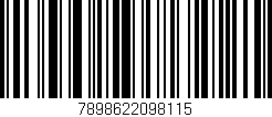 Código de barras (EAN, GTIN, SKU, ISBN): '7898622098115'