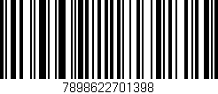 Código de barras (EAN, GTIN, SKU, ISBN): '7898622701398'