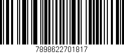 Código de barras (EAN, GTIN, SKU, ISBN): '7898622701817'