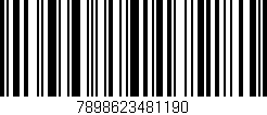 Código de barras (EAN, GTIN, SKU, ISBN): '7898623481190'