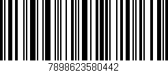 Código de barras (EAN, GTIN, SKU, ISBN): '7898623580442'